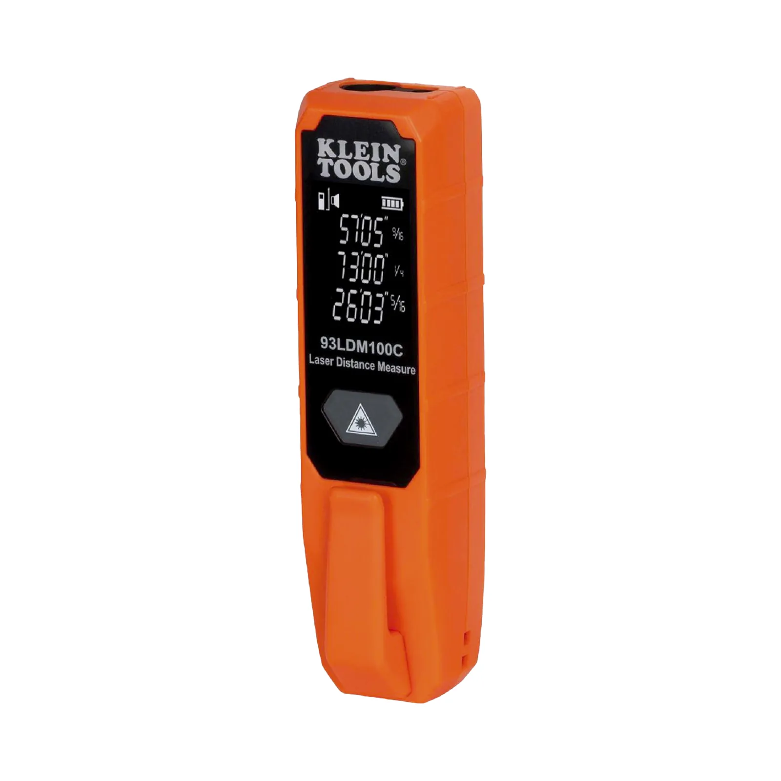 Medidor Compacto Láser de Distancias. Rango: 5.1 cm a 30.5 m / Opción cm o pulg. o Combinado / Clip para Bolsillo.