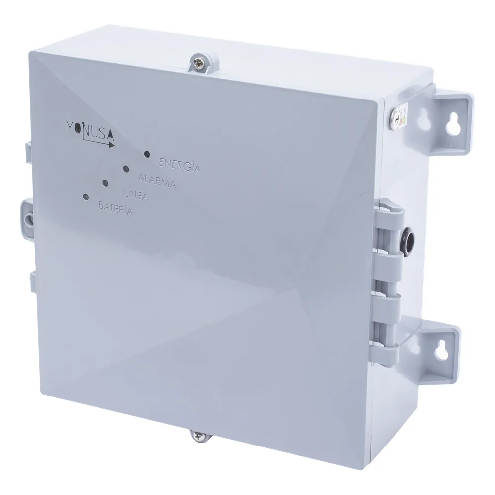 Energizador con tecnología SMT de 12,000Volts-1Joule/ 2500Mts Lineales de Protección / Cercas Electrificadas