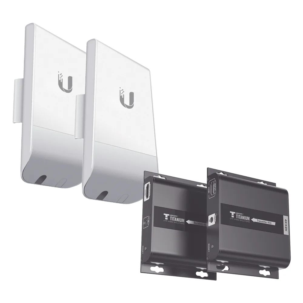Kit de Enlaces de Video por HDMI Inalámbrico / Distancias de hasta 200m / Soporta Resolución hasta 4K