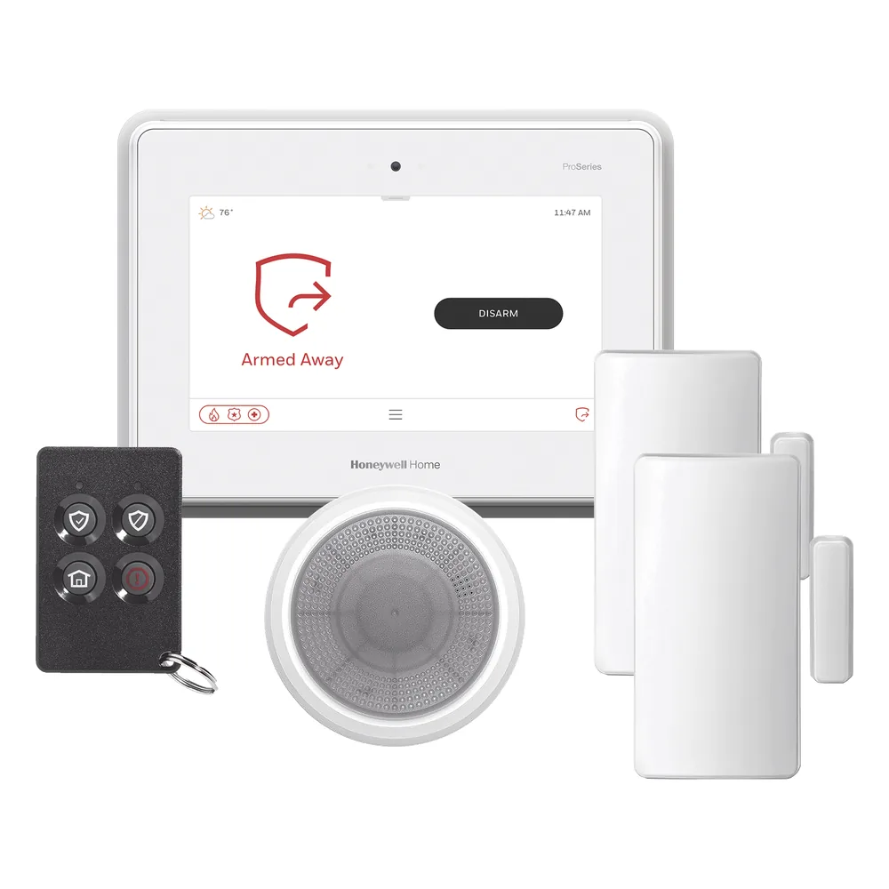 Panel de alarma touchscreen de 7" all-in-one con Alexa integrada, Wi-Fi/Z-Wave Plus y takeover para sensores 5800, 2GIG, DSC, ITI/Qolsys y Bosch