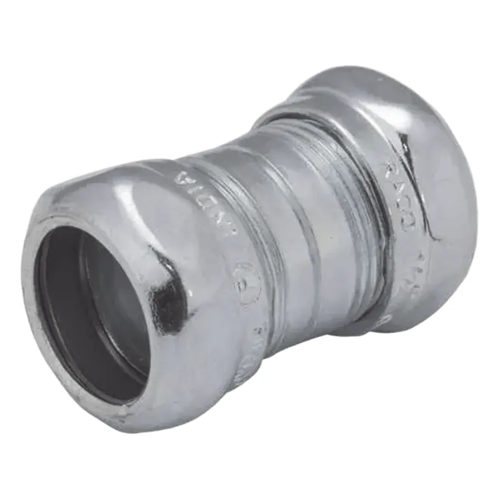 Cople Compresión de Acero Galvanizado para Pared Delgada de 1-1/2".