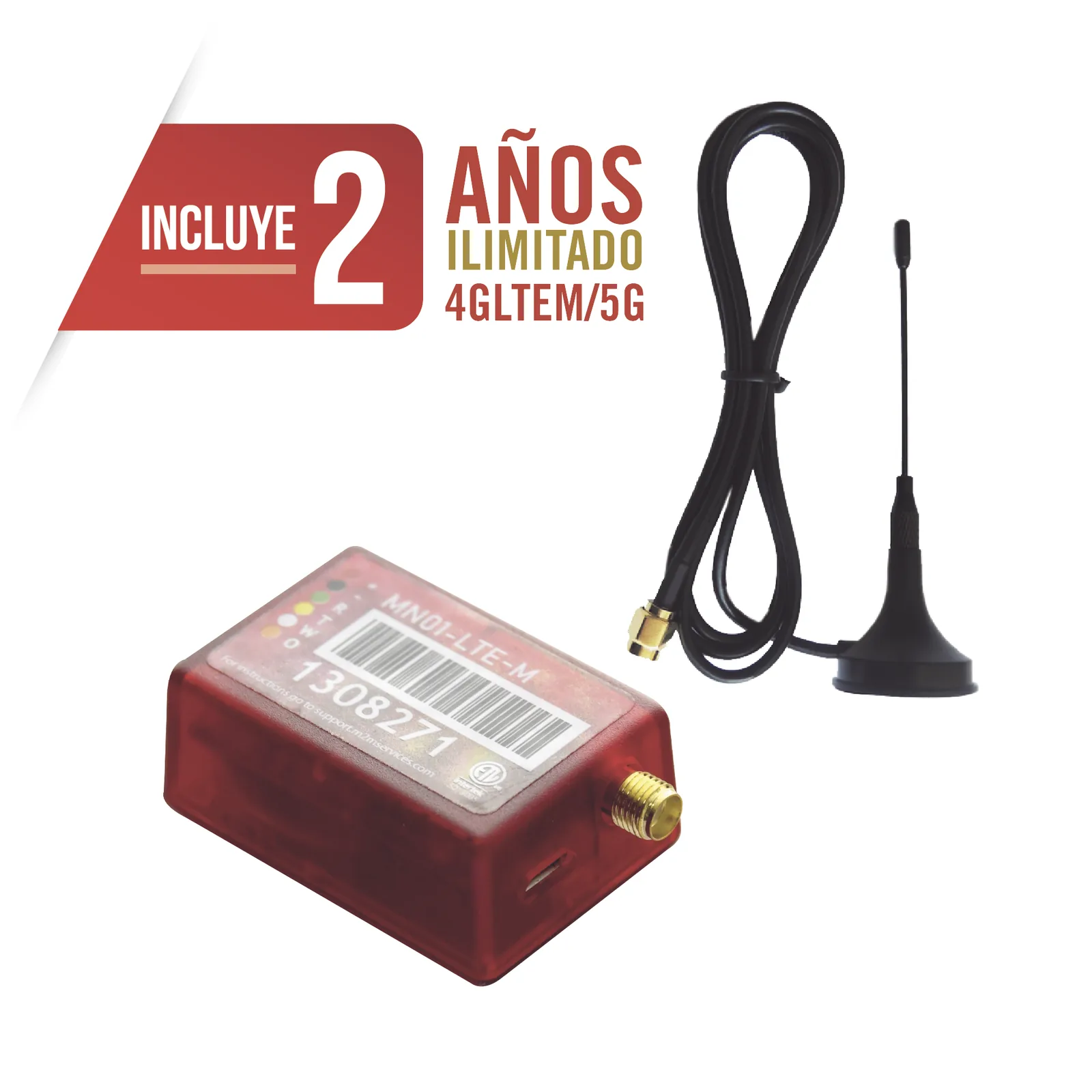 Comunicador LTE 5G Dual SIM / INCLUYE 2 AÑOS 4G/5G sin Limites / ÚNICO Programación Remota DSC/HONEYWELL / Cero Configuración / Compatible Honeywell/DSC/CROW/PIMA