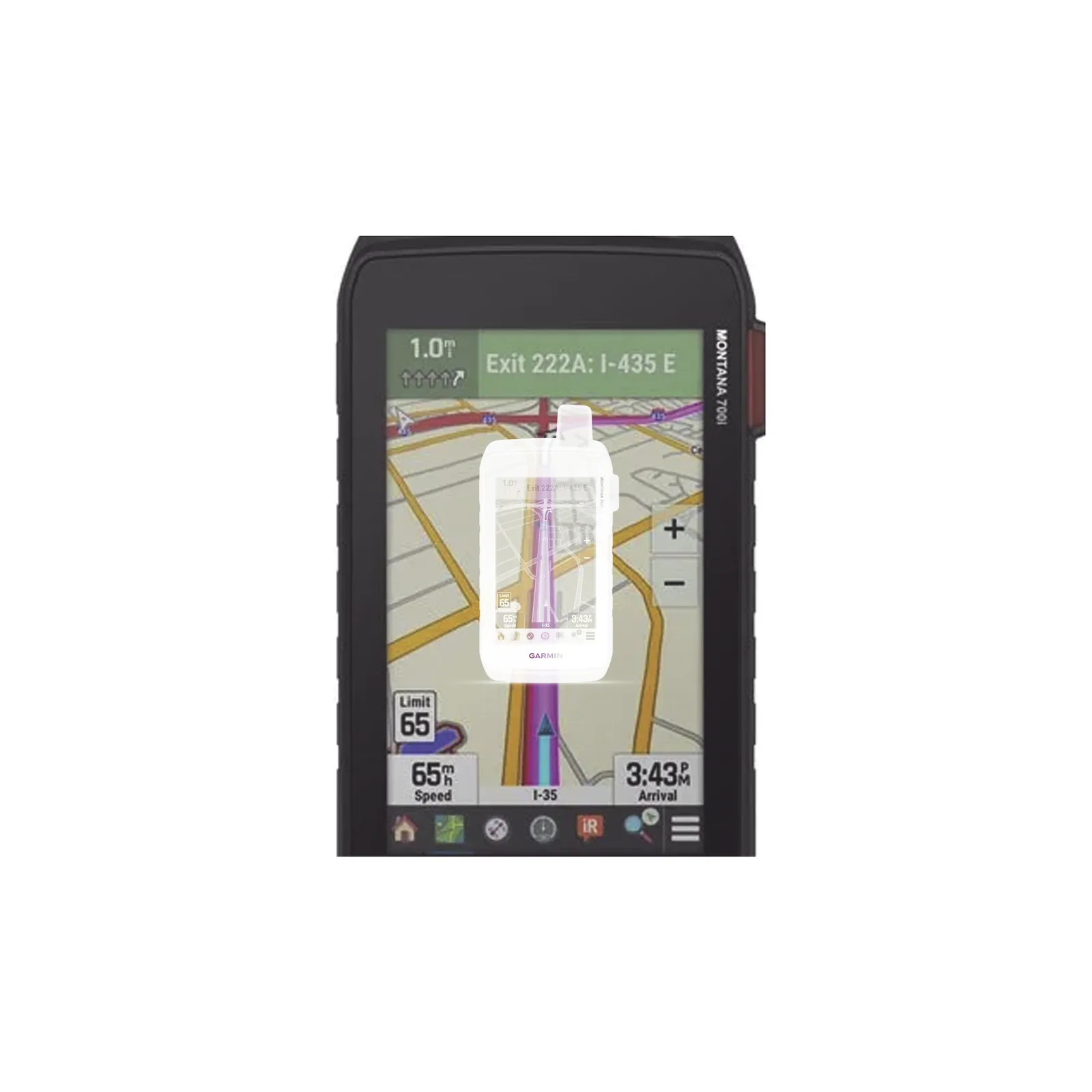 GPS Montana 700i / Navegación Satelital / Pantalla Táctil 5" / Resistente al Agua / Batería de 18 Horas / Conectividad Global Iridium / Mensajería Bidireccional / SOS Interactivo / Compatible con Multi-GNSS