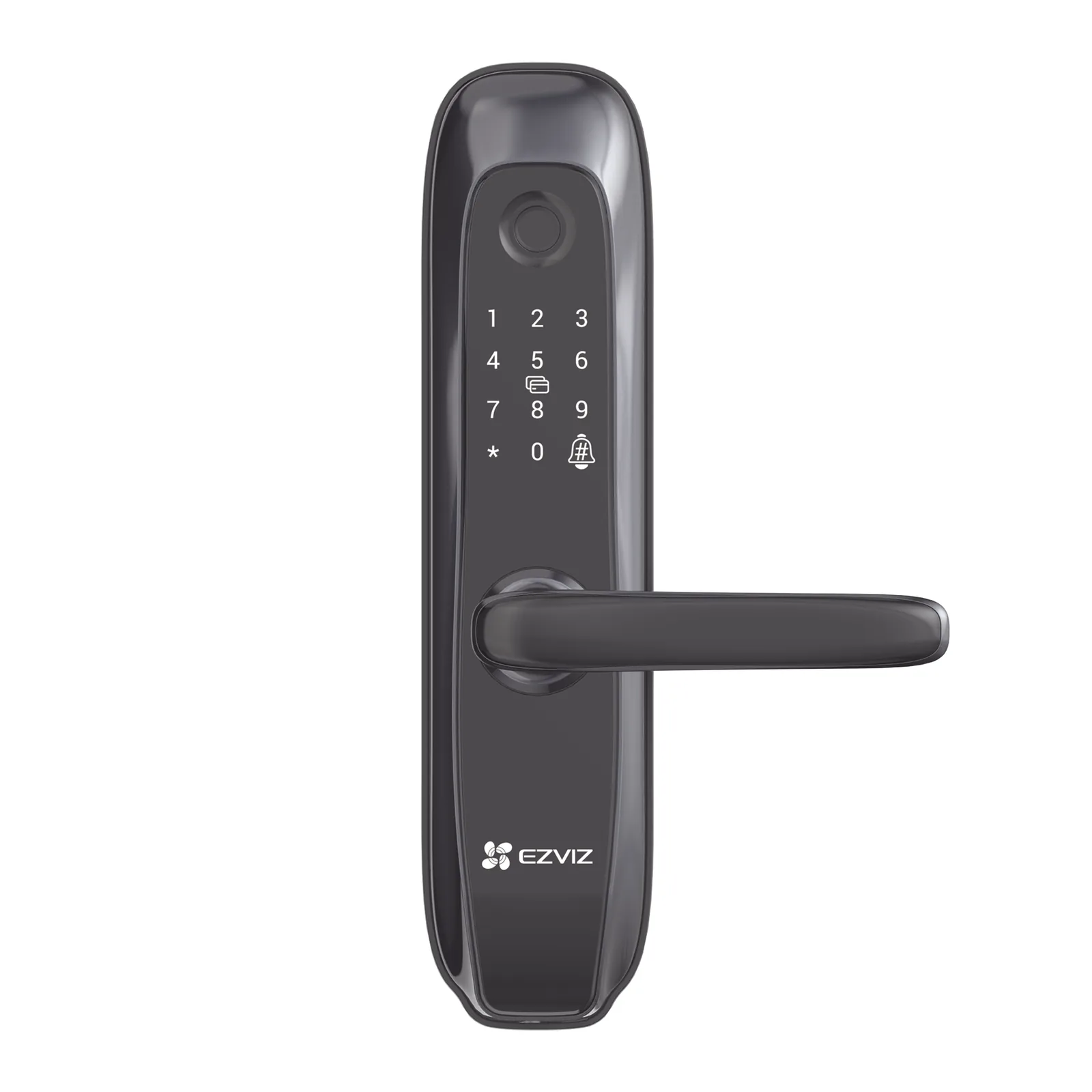 Cerradura Inteligente / Protocolo Zigbee / Códigos Temporales Para Visitantes / Lectura de Huella / Lectura de Tag / Contraseña / Botón para Timbrar / Alarma Anti-intrusión / Uso en Interior / Incluye HUB