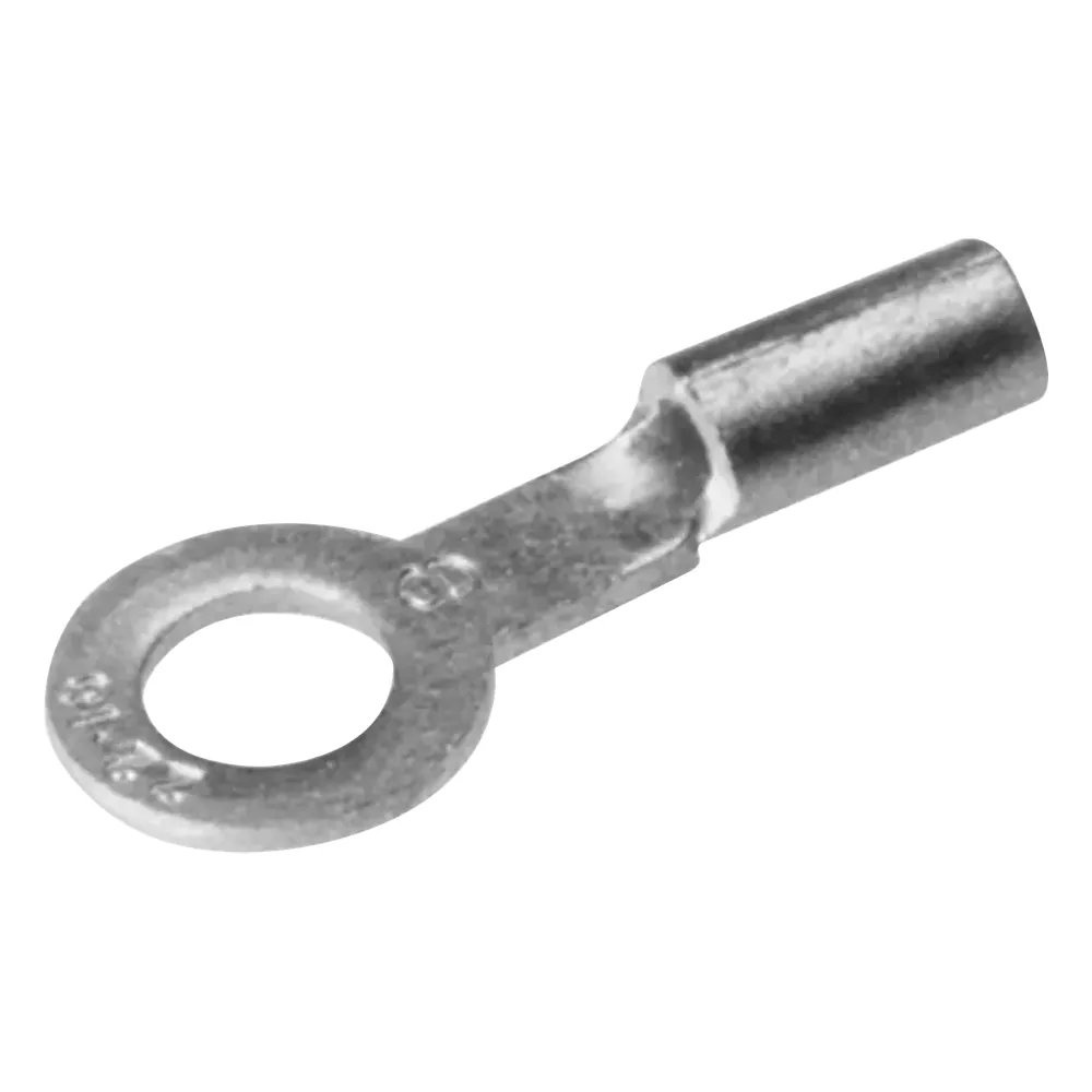 Zapata Terminal de Ojillo para Tornillo 3/16" (5 mm) y Cable Calibre 16-14 AWG.