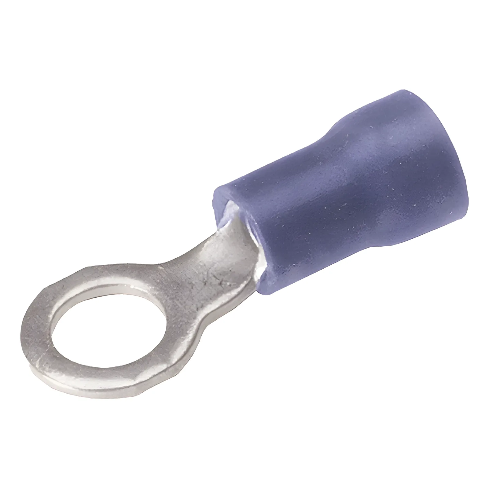 Zapata Terminal de Ojillo para Tornillo 1/4 in (6 mm) calibre 16-14 AWG con aislamiento de vinilo.