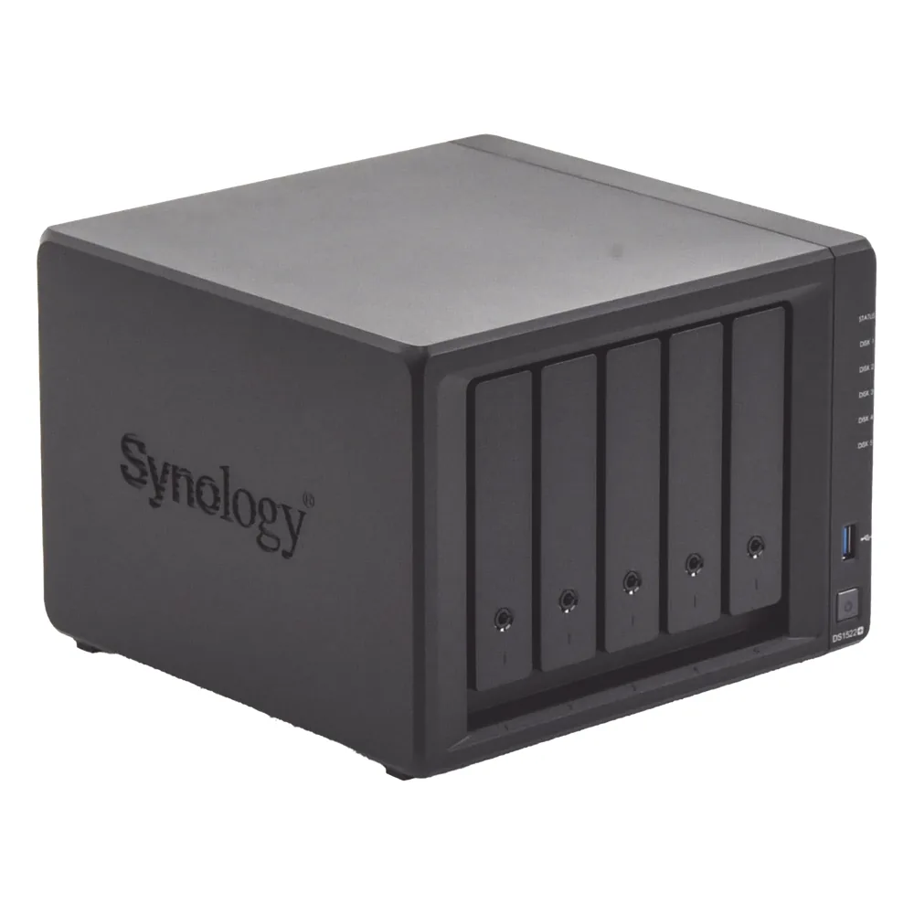 Servidor NAS de 5 Bahías (Expandible a 15 Bahías) / Hasta 270 TB / 8 GB RAM / Servicio Nube Gratis (P2P) / Administración Remota y Respaldo Programado