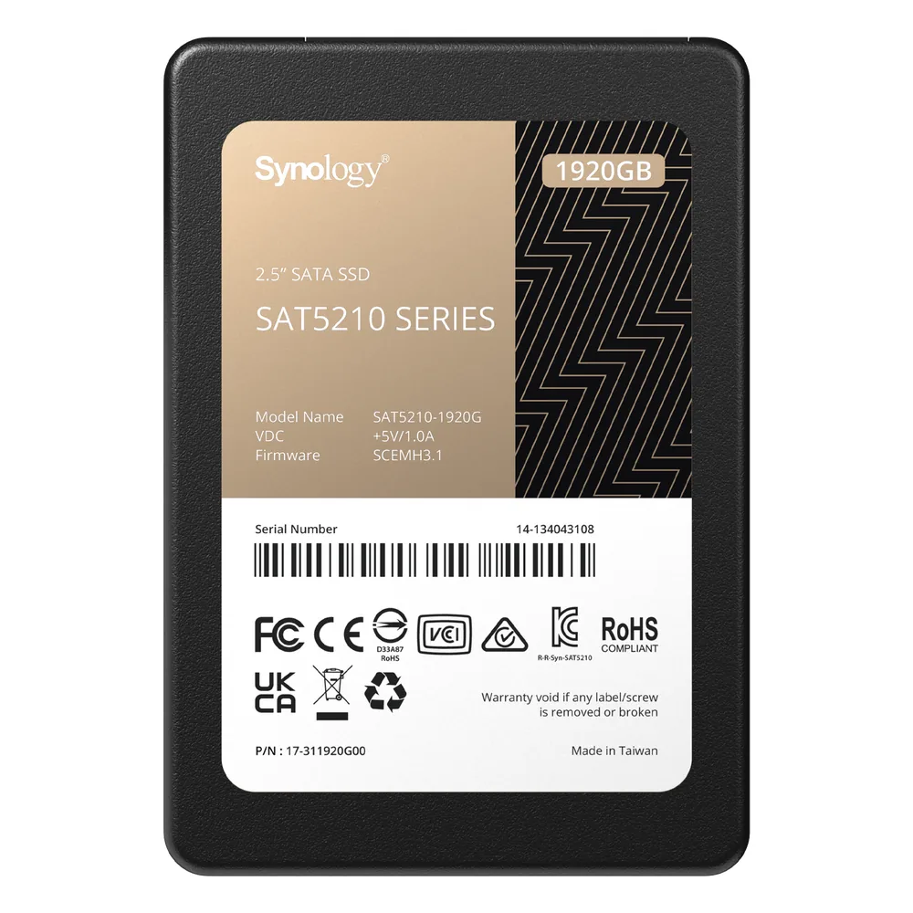 1920 GB SSD , diseñada para Synology NAS
