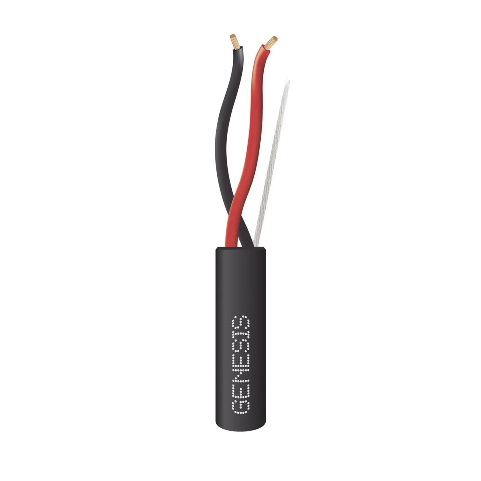 Carrete de Cable 305 Metros (1000 Pies) / 2x14 AWG Tipo FPL / Cable Direct Burial / Color Negro / Para Uso en Intemperie / Uso en Aplicaciones en Sistemas de Detección de Incendio y Sistemas de Evacuación