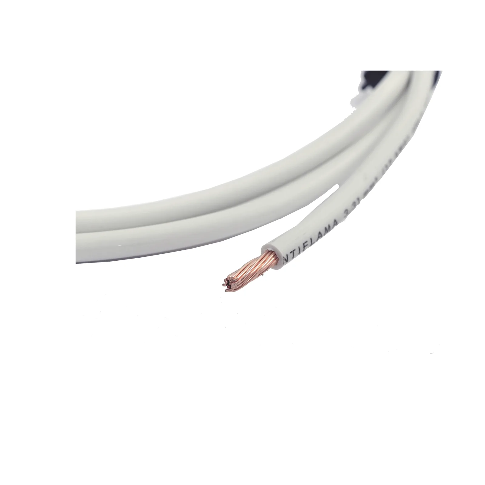 Cable Eléctrico de Cobre Recubierto THW-LS Calibre 12 AWG 19 Hilos Color Blanco (Venta por Metro)