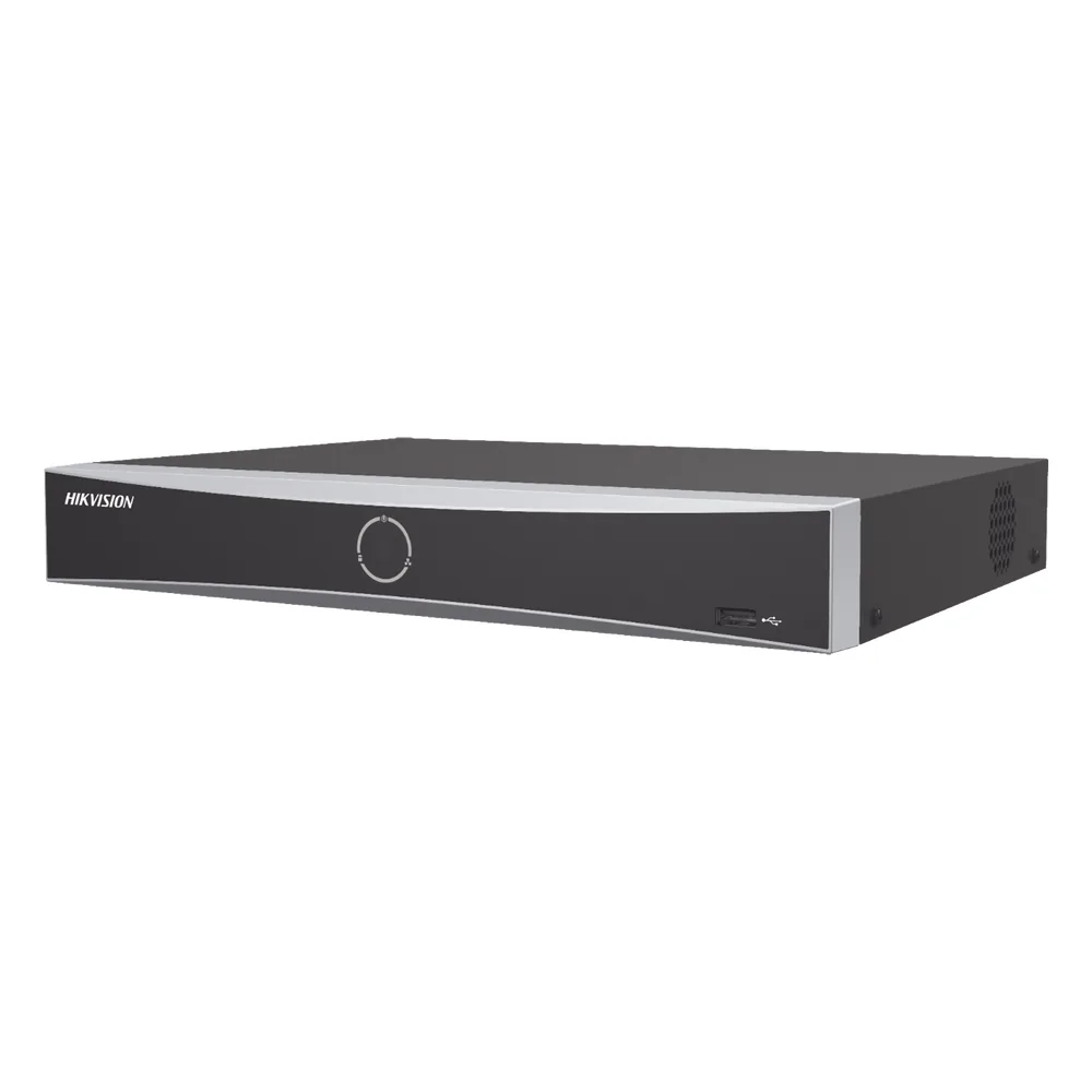 NVR 12 Megapíxel (4K) / 8 canales IP / 8 Puertos PoE+ / Reconocimiento Facial / AcuSense (Evita Falsas Alarmas) / 1 Bahías de Disco Duro / HDMI en 4K