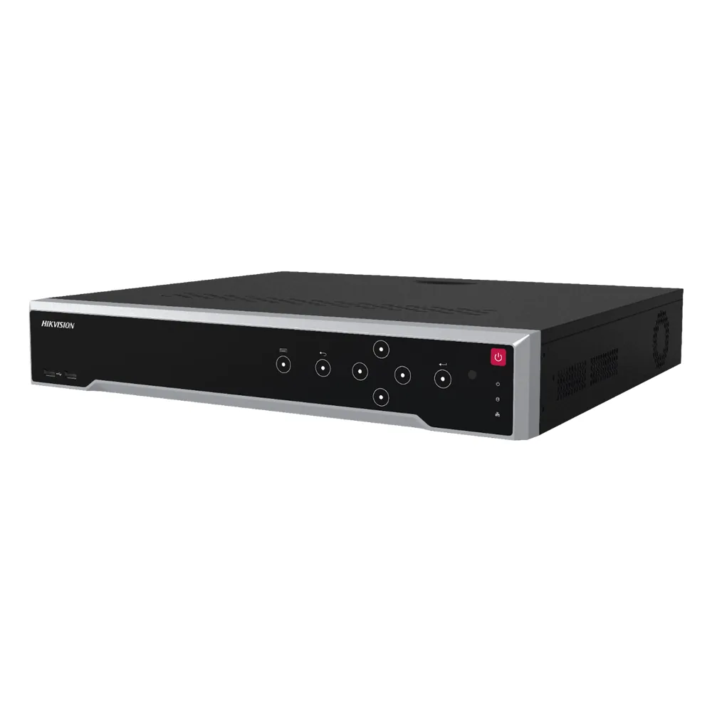 NVR 12 Megapixel (4K) / 16 canales IP / 16 Puertos PoE / Soporta Cámaras con AcuSense / 4 Bahías de Disco Duro / Switch PoE / HDMI en 4K
