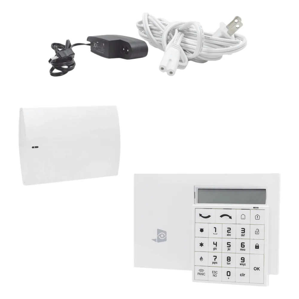 Panel de alarma inalámbrico con receptor integrado y video verificación para monitoreo con software Frontel