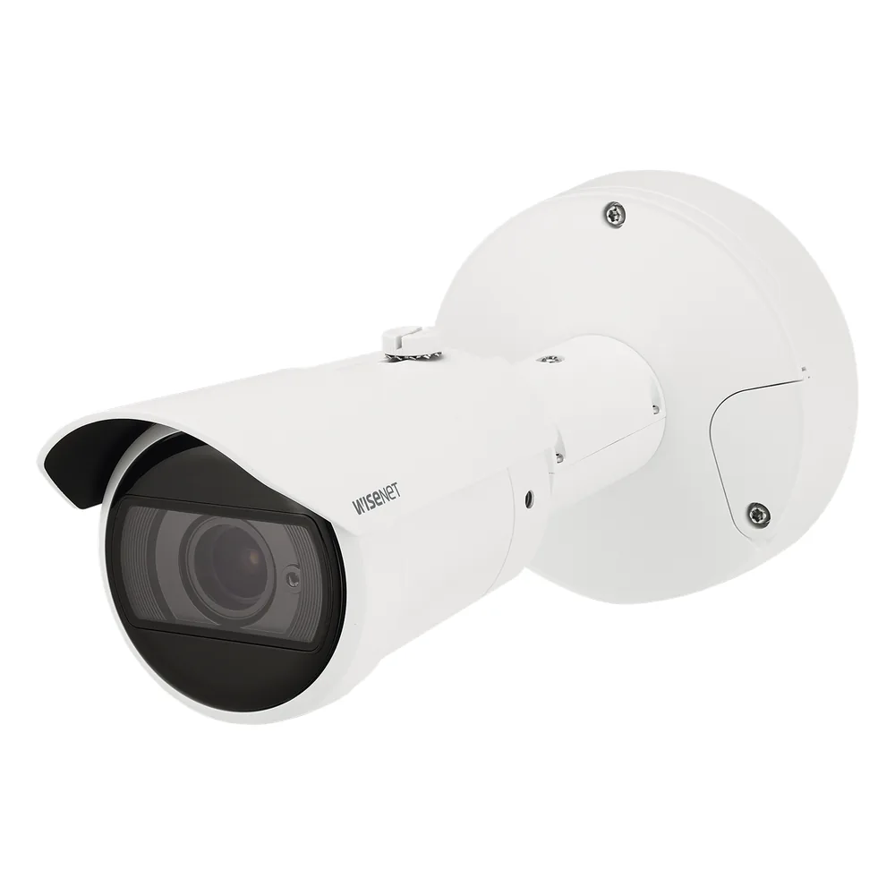 Camara Bala IP 2MP con Inteligencia Artificial / Lente Mot 5.2 a 62.4mm / WDR 120dB / H.265 / Ranura SD / Protección IP67 IK10 NEMA4X / IR 90m