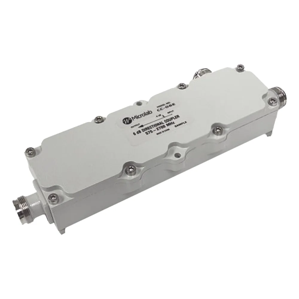 Acoplador direccional 6dB 575-2700MHz 300W - 161 dBc 4.3 - 10 IP67