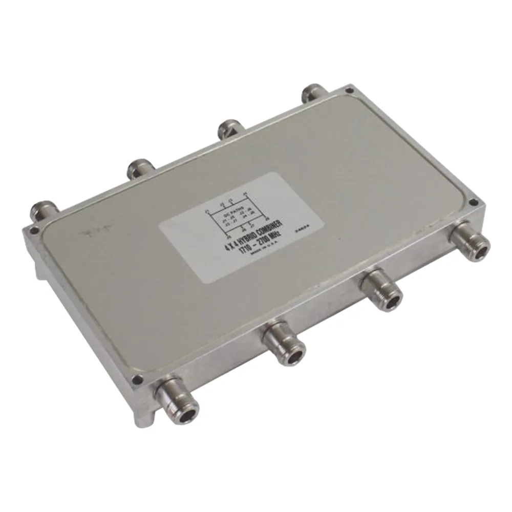 Combinador hibrido 4x4 694-2700MHz 150W -161dBc tipo N IP64