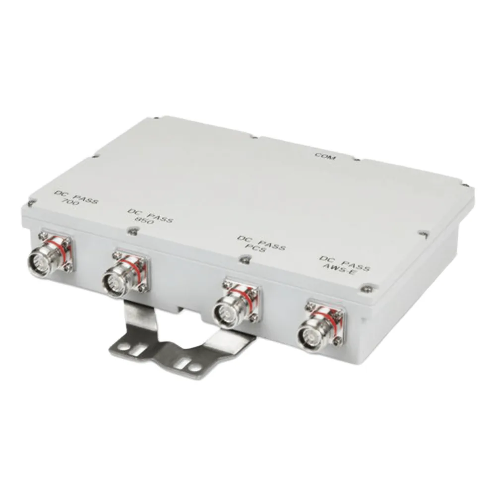 CUADRIPLEXOR 700/850/PCS/AWS 250W -161dBc 4.3-10 IP67 .