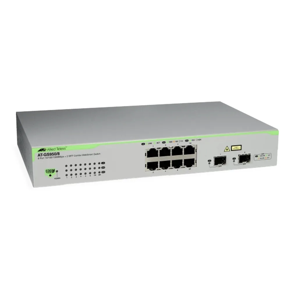 Switch WebSmart con 8 port 10/100/1000TX, 2 x 100/1000 SFP (ECO version)