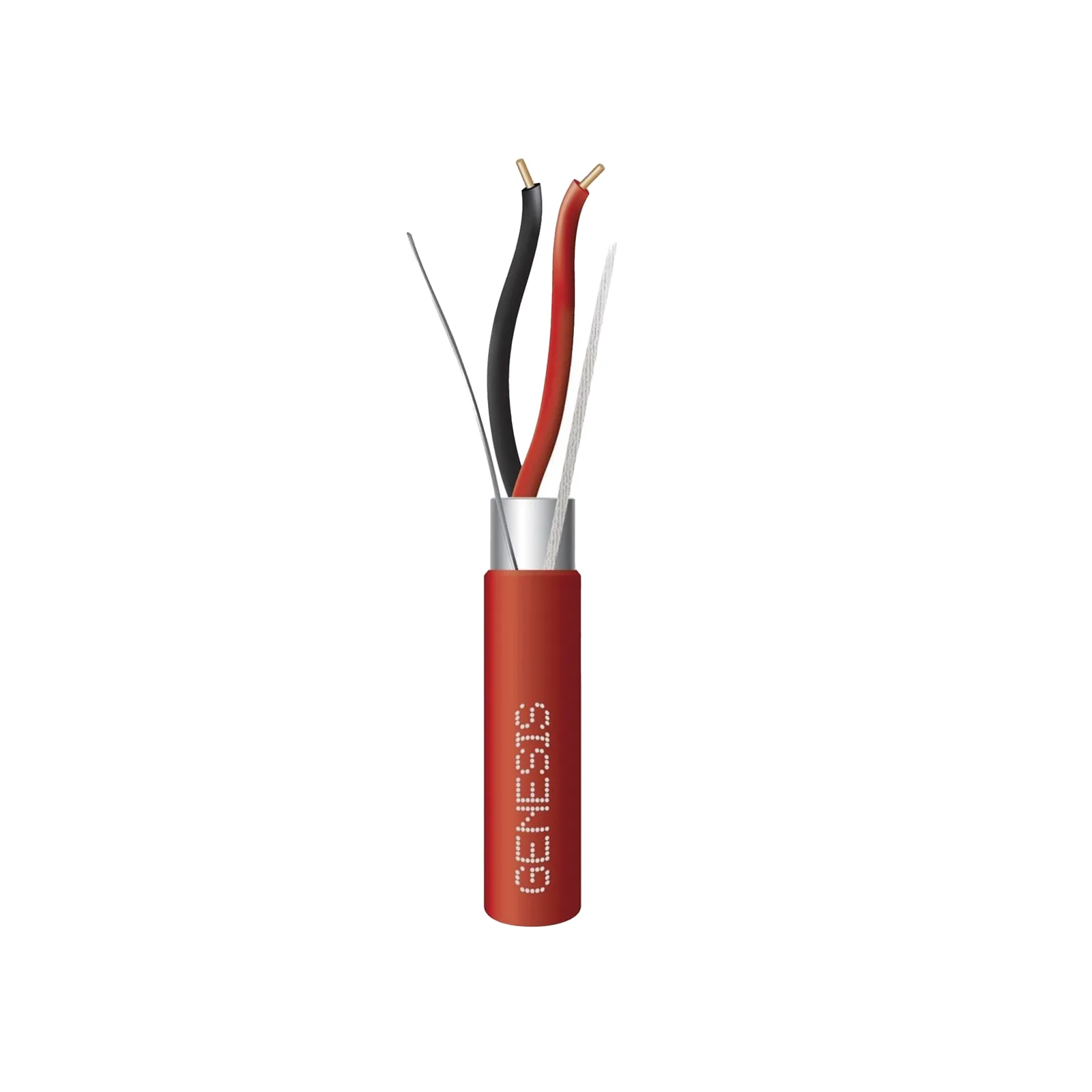 Bobina de Alambre 152 Metros (500 Pies) / 2x16 AWG Blindado / PLENUM / Para Alarmas de Incendio