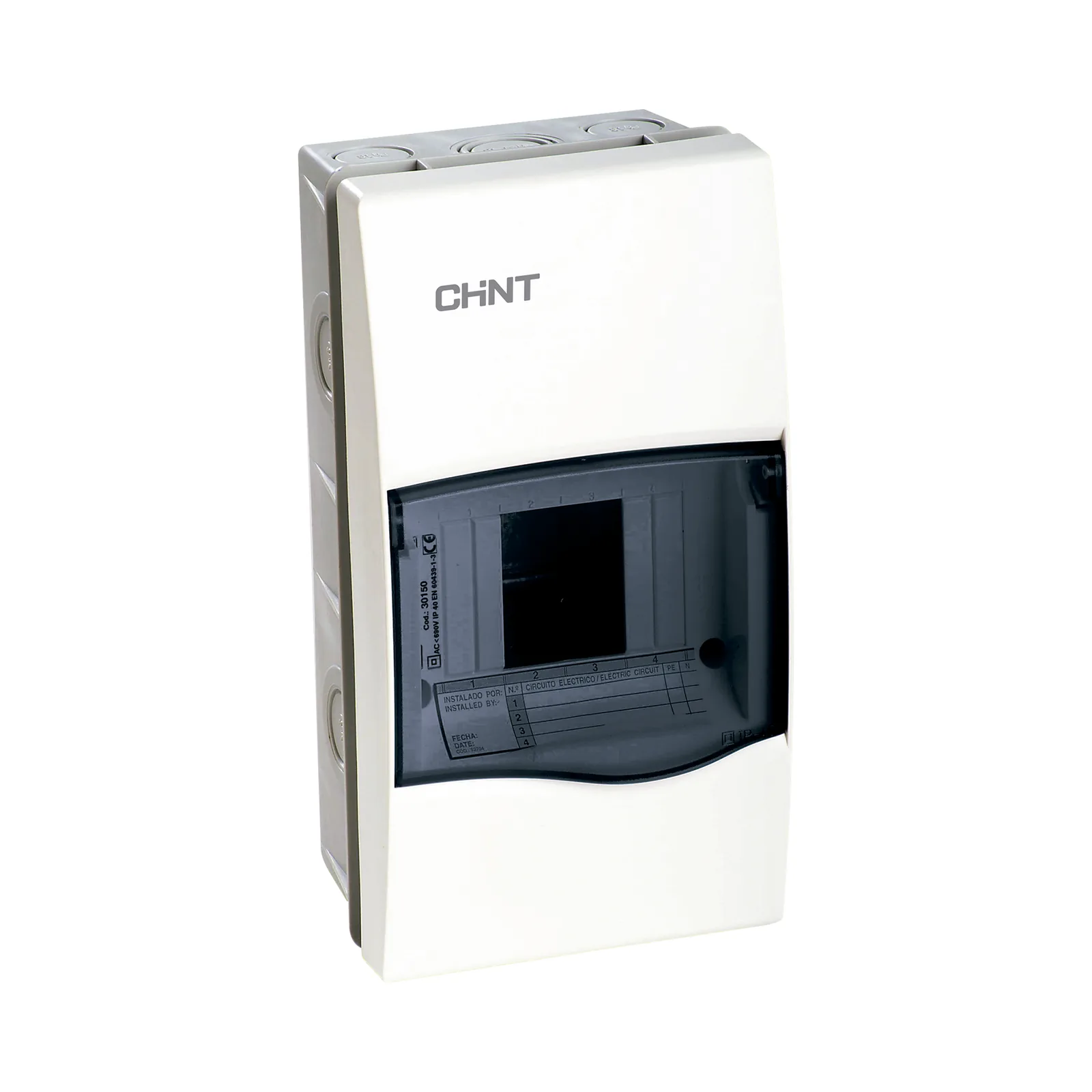 Caja de distribución para empotrar, IP40, 04 módulos (SKU:8101005)