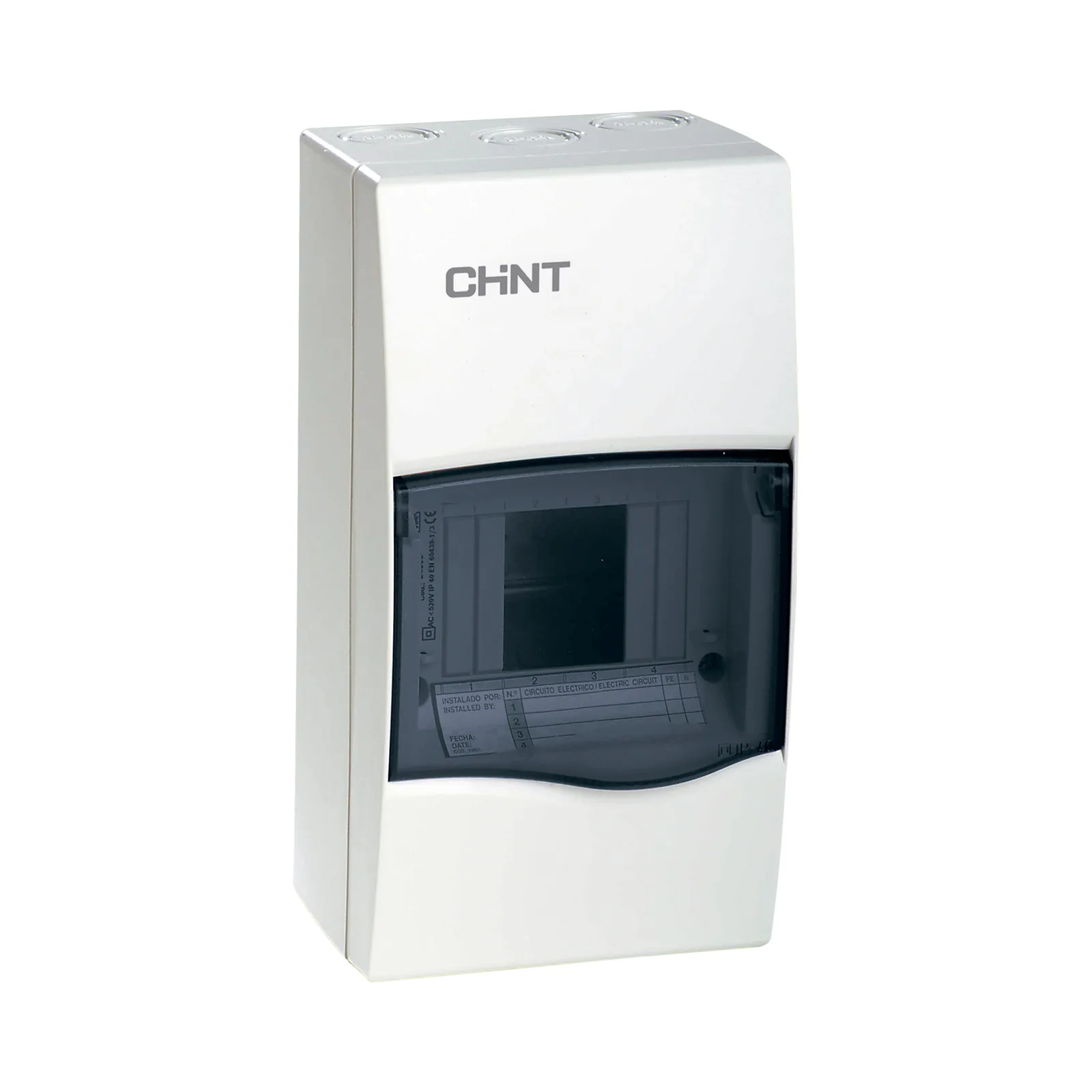 Caja de distribución para sobreponer, IP40, 4 módulos (SKU:8101010)