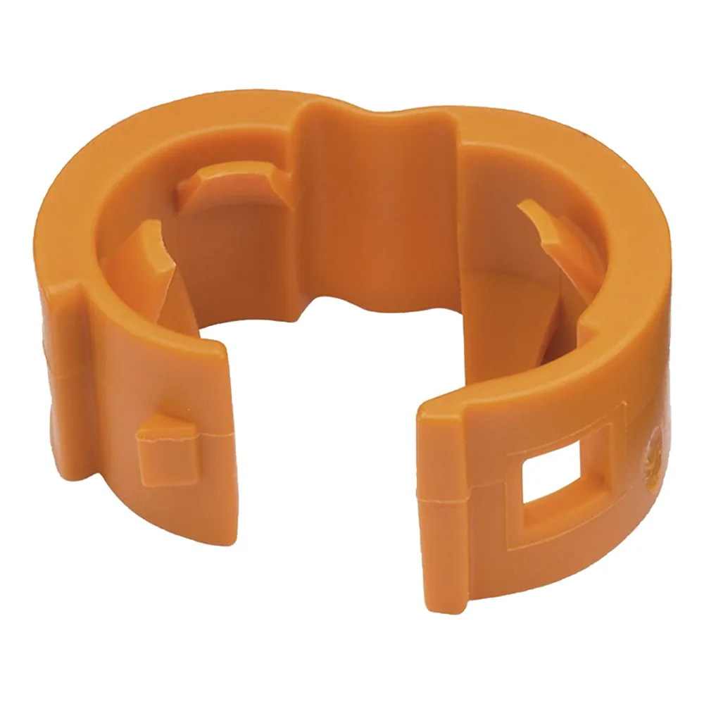 Kit de 25 Clips de Identificación Para Patch Cords, Compatible con Diámetros de 4.7 a 7.8 mm (0.19 a 0.31 Pulgadas), Color Naranja
