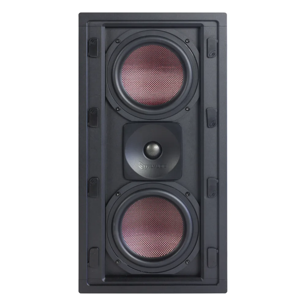 BOCINA DE PARED | 2 WOOFERS DE FIBRA DE CARBONO 6.5'' | TWEETER DE TITANIO 1'' | 200W