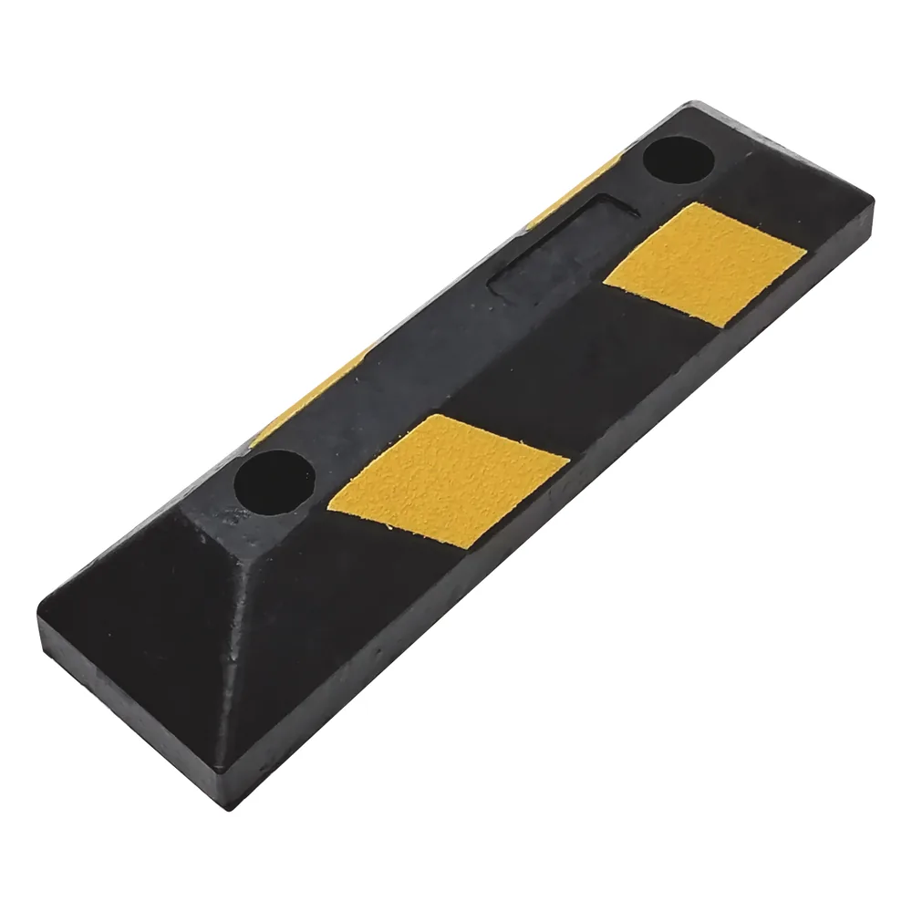 Tope Vehicular P / Estacionamiento / 55cm / Color Negro-Amarillo.