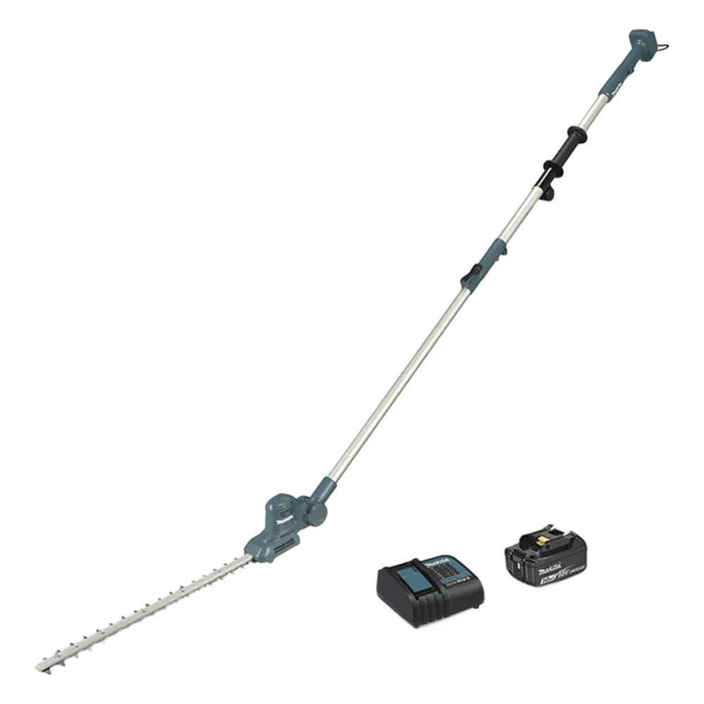 Cortasetos telescópico inalámbrico 18V, hoja de Corte de 46 cm de longitud 2700 Cpm, Incluye Batearía y Cargador.