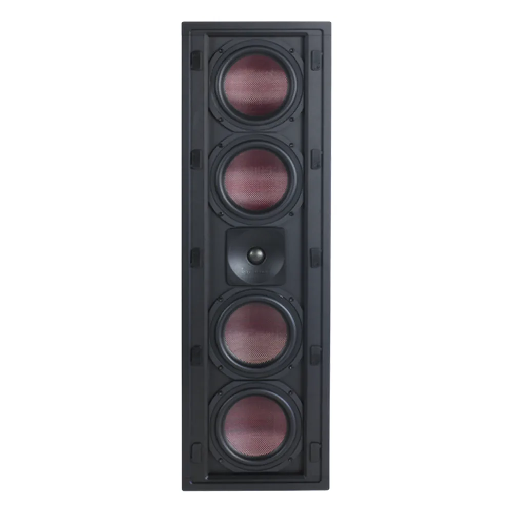 BOCINA DE PARED | 4 WOOFERS DE FIBRA DE CARBONO 6.5'' | TWEETER DE TITANIO 1'' | 250W