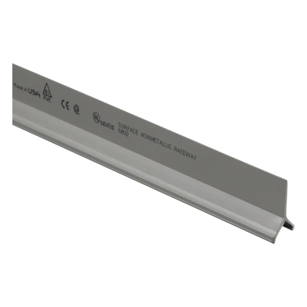 Divisor para uso con canaletas T70, Material PVC Rígido, 2.4 m de Largo, Color Gris Internacional