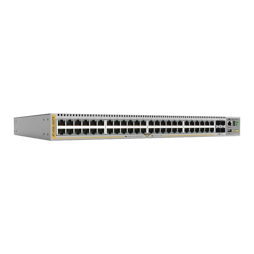 Switch L3 Stackable, 48x 10/100/1000-T, 4x SFP+, Fuente redundante integradas (TAA compliant version)