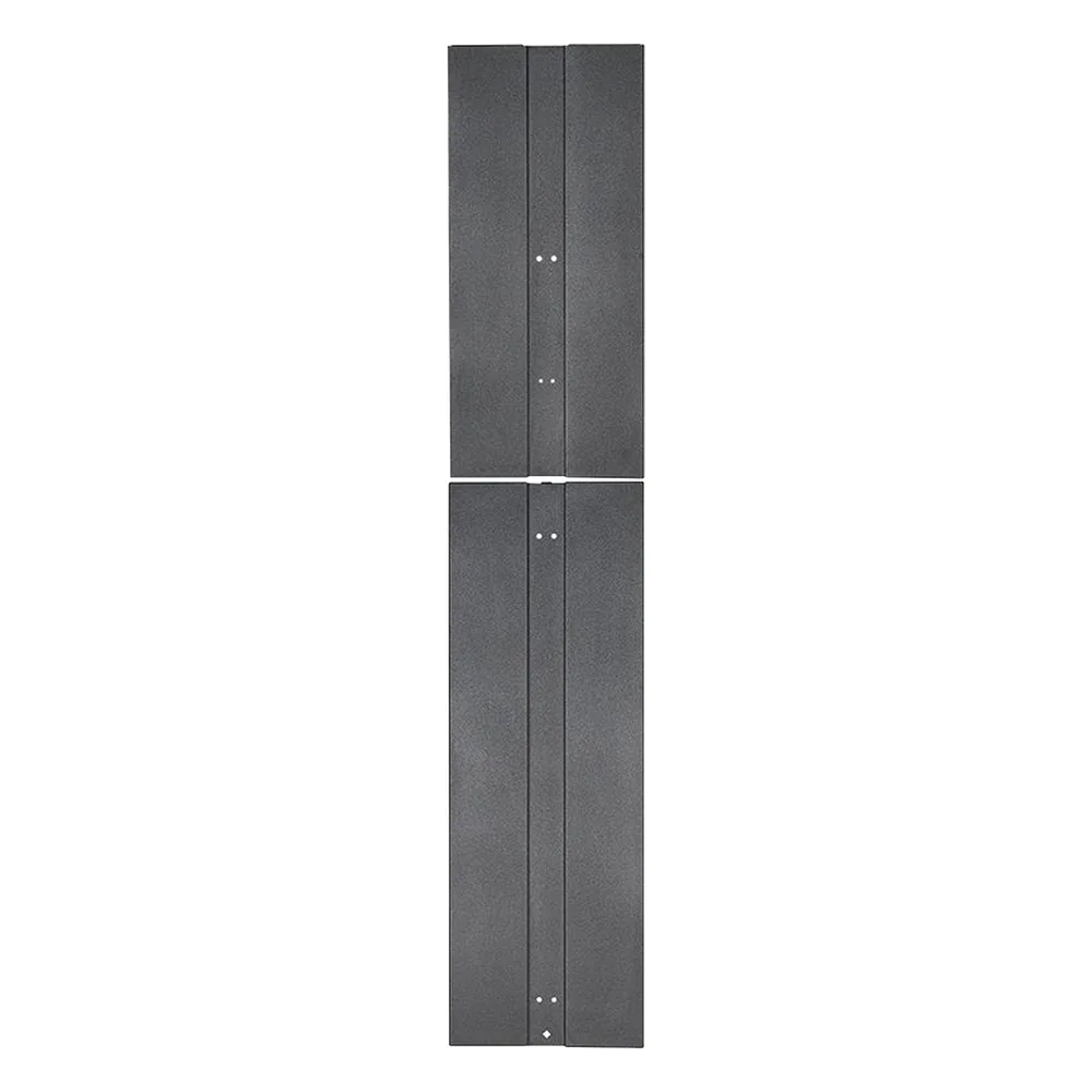 Tapa Final de Fila, Para Organizador Vertical PE2V PatchRunner™ 2, de 45 UR, Color Negro
