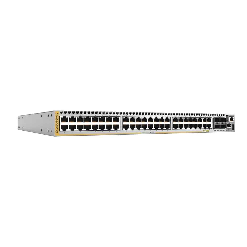 Switch multigigabit de capa 3 apilable 48 puertos RJ45 1G/2.5G/5G/10G, 4 puertos QSFP+/QSFP28 40G/100G