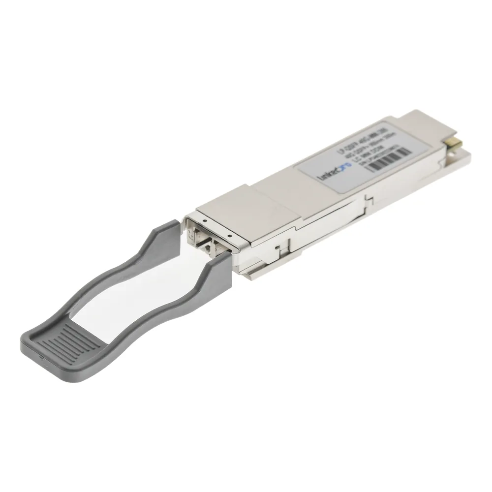 Transceptor Óptico QSFP+ (Mini-Gbic) / Multimodo 850 nm / 40 Gbps / 40GBASE-SWDM4 / Conectores LC/UPC Dúplex / DDM / Hasta 300 m