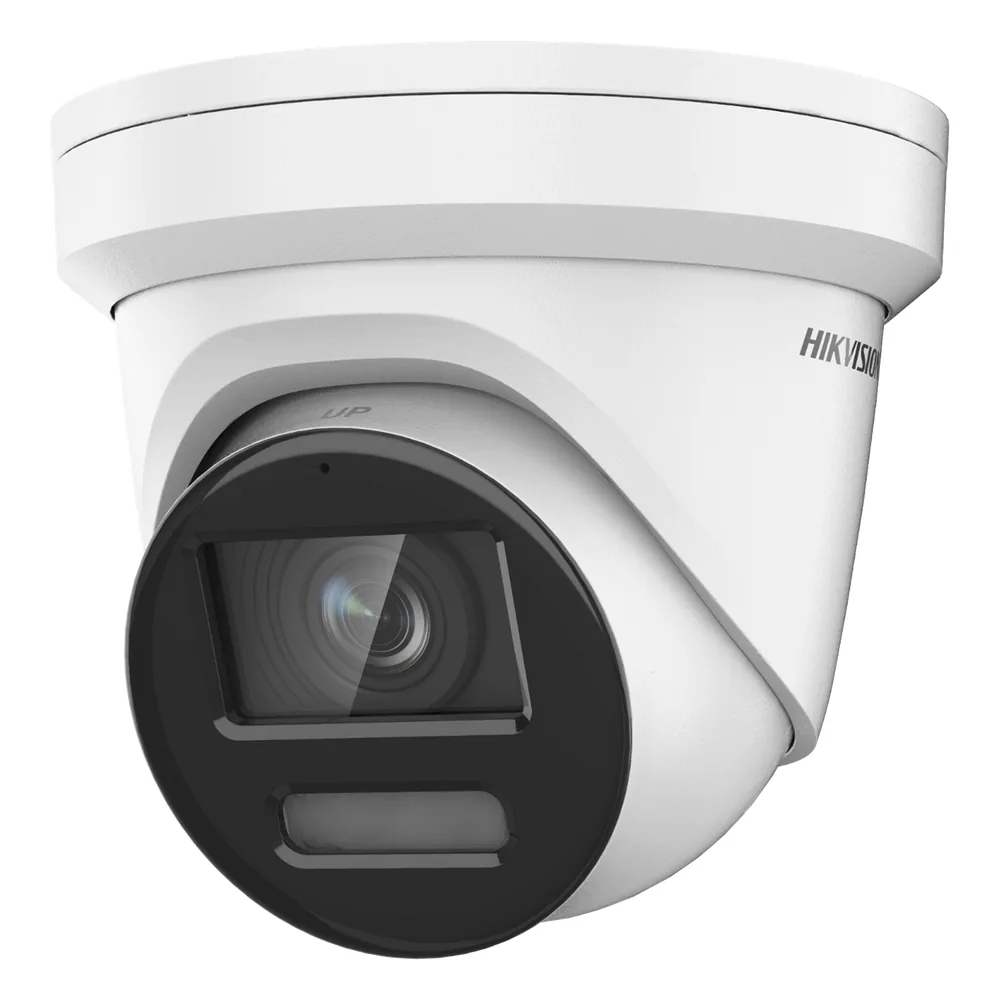 Turret IP 8 Megapixel / Imagen a color 24/7 / Lente 2.8 mm / Micrófono Integrado /Luz Blanca 40 mts / Exterior IP67 / Micrófono Integrado / WDR 130 dB / Entrada y salida de Audio y Alarma / Onvif / MicroSD