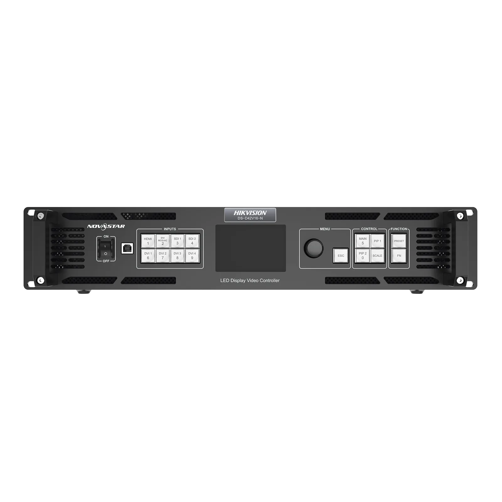 Controlador para Videowall / Hasta 10MP / 16 Salidas de Video / Comoatible con Pantallas LED para Interior / Compatible con DS-D4415FI-CAF y DS-D4409CI-ZWDB
