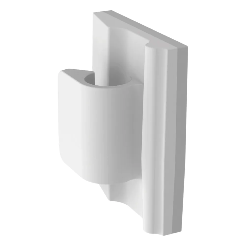 Clip de Nylon 6.6 con Adhesivo, Para Cables de Hasta 15.8 mm de Diámetro, Uso Interior, Color Natural, Paquete de 100pz