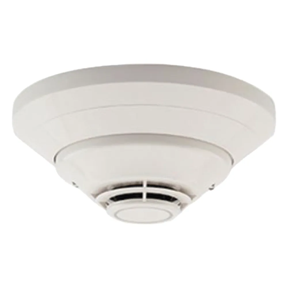 Detector de calor inalámbrico direccionable, tasa de incremento con respaldo fijo 57 °C, malla SWIFT FlashScan, batería litio 2 años