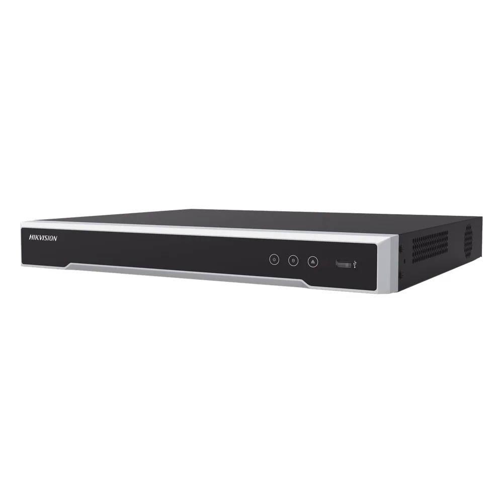 NVR 8 Megapixel (4K) (Compatible con Cámaras ACUSENSE) / 16 canales IP / 16 Puertos PoE+ / 2 Bahías de Disco Duro / Salida de Vídeo en 4K / 300 Metros PoE Modo Extendido