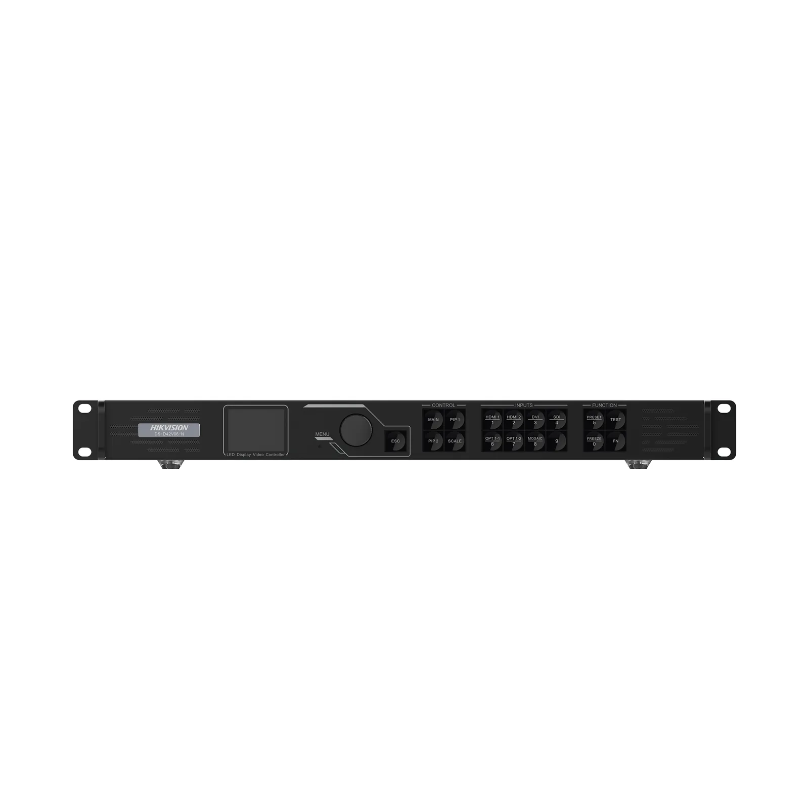 Controlador para Videowall / 6 Puertos RJ45 para Paneles LED / Compatible con Pantallas LED Para Exterior / Compatible con DS-D4440FO-BKI y DS-D4225FO-BGF