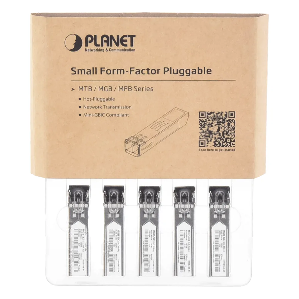 Paquete de 10 Piezas del Transceptor mini-GBIC SFP 1G LC Duplex para Fibra Multimodo 550 m