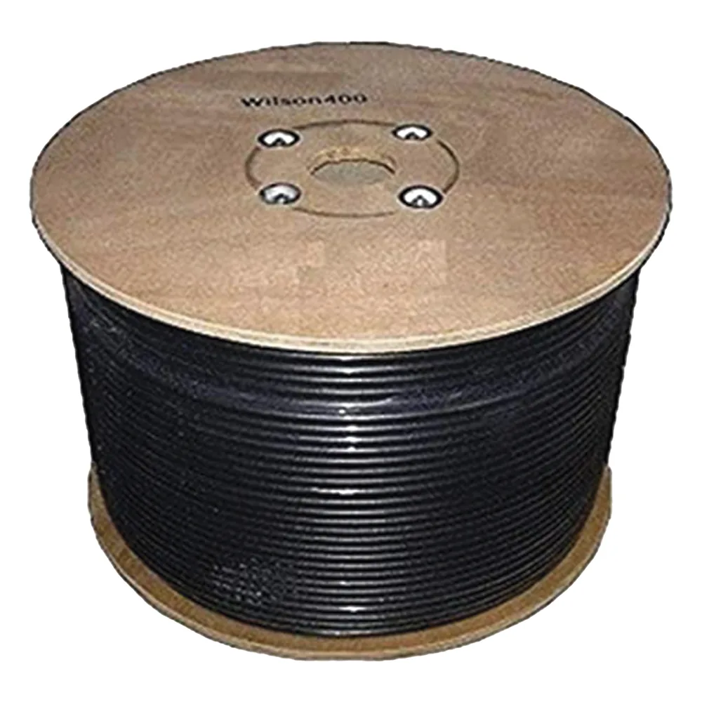 Carrete de Cable Coaxial de Baja Perdida WILSON400 Tipo LMR400. 50 Ohm de Impedancia. 152.4 Metros (500 Pies)
