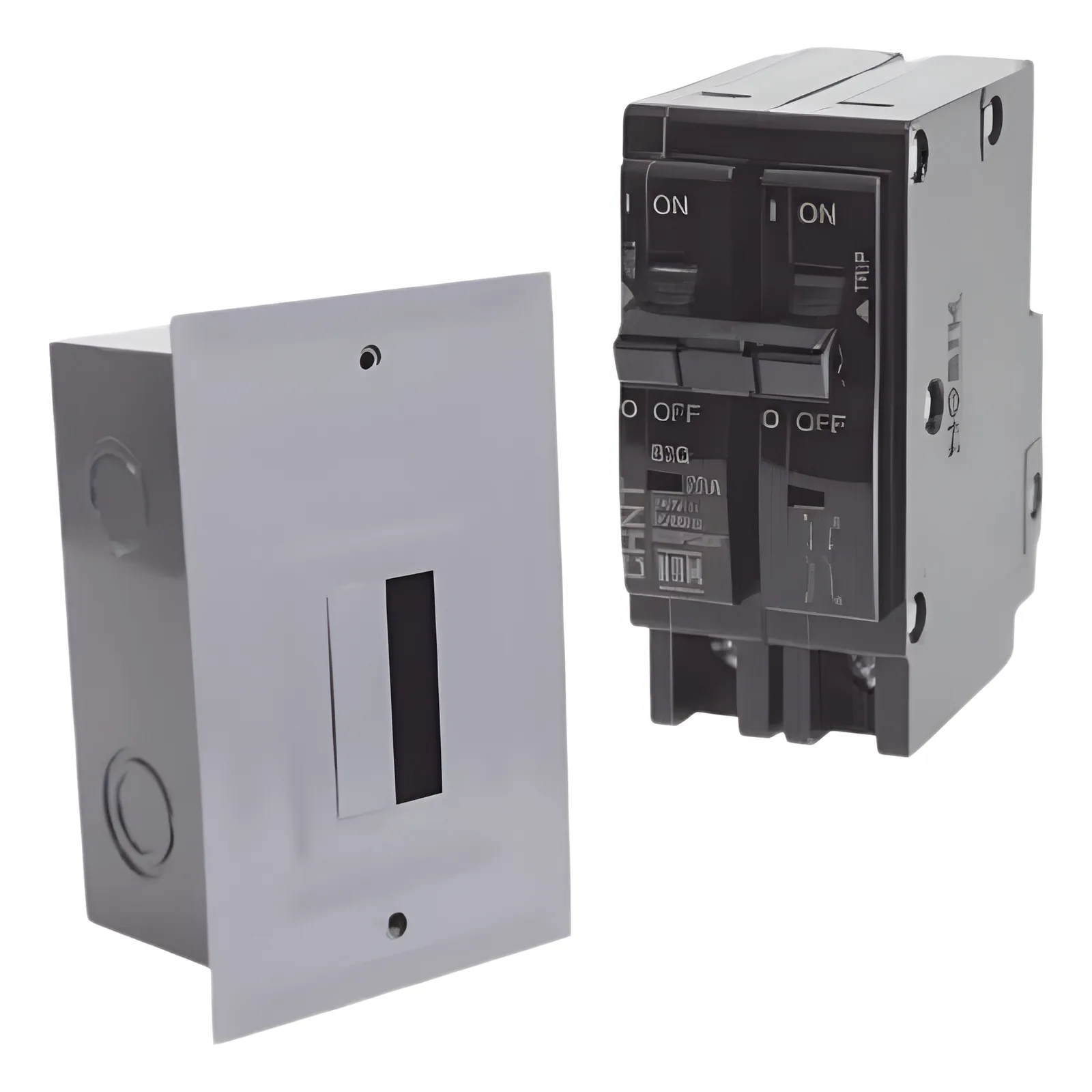 Kit Centro de Carga para sobreponer con 1 Interruptor Térmico de 2 Polos, 15Amp 120/240Vca 10kA.