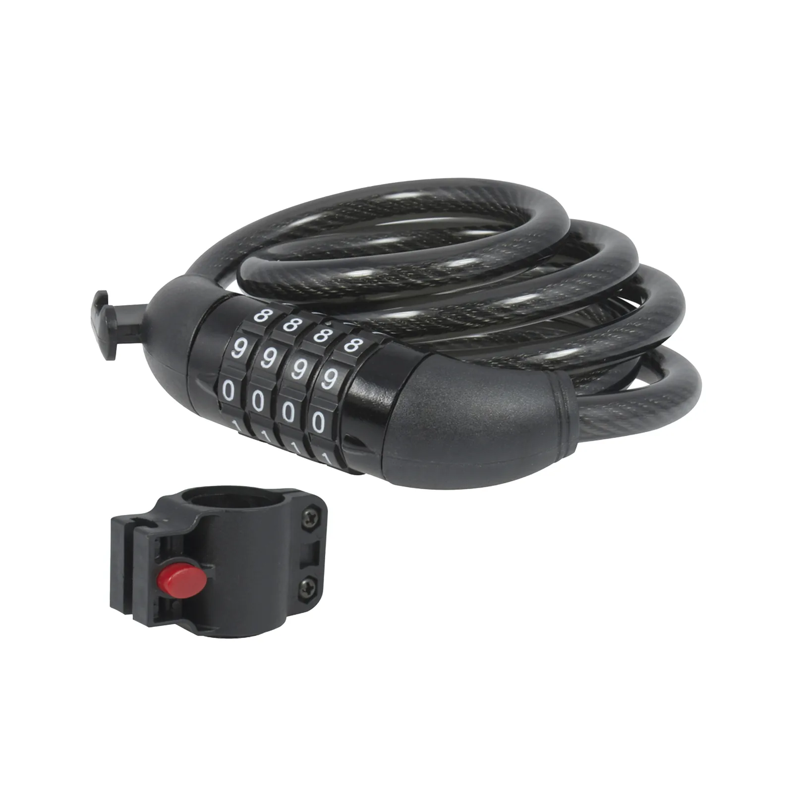 Candado de Cable de Combinación/ Longitud 100 cm / Nivel de seguridad 3/ Discos Programables.