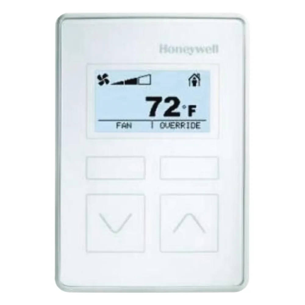Sensor y display de temperatura y humedad para pared con pantalla LCD retroiluminada y bus Sylk para controladores Trend IQX