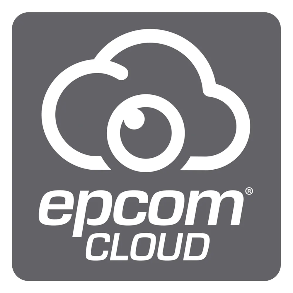 Suscripción Anual Epcom Cloud / Grabación en la nube para 1 canal de video a 8MP con 2 días de retención / Grabación continua