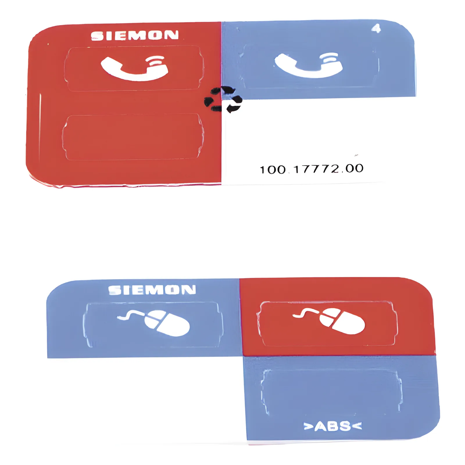 Icono Ultramax para Identificación de Jacks, Color Azul, Bolsa con 100 Piezas