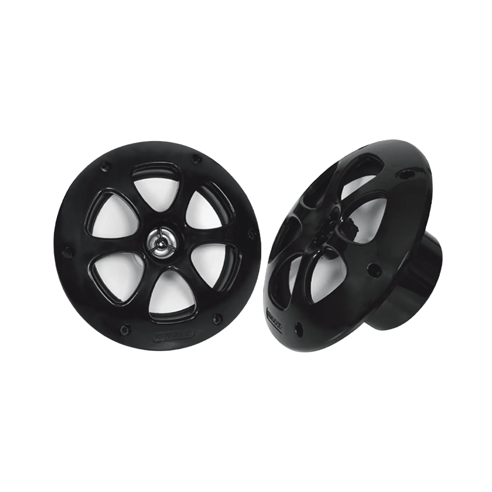 Par de altavoces fabricado en grado marinos en color negro de 6.5" de 100 W de entrada máxima