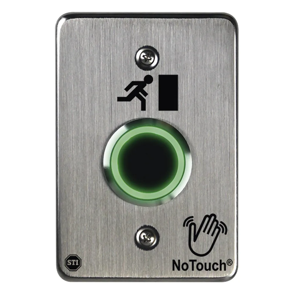 Interruptor IR NoTouch® de Acero Inoxidable, De un solo grupo, Símbolo de puerta